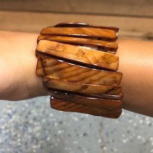 Brown seashell bracelet